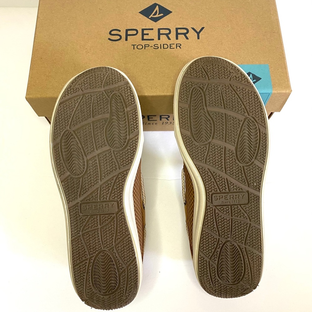 Sperry Dark Tan Top Sliders 3M - Picture 4 of 4